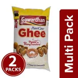 Gowardhan Pure Cow Ghee, 2 x 1 L Multipack