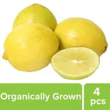 fresho! Lemon - Organically Grown (Loose), 4 pcs